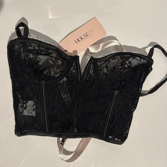 NWT House of CB Lace Bustier - Picture 1 of 3